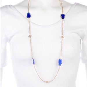 Kendra Scott Blue ’Kinley’ Long Station Necklace